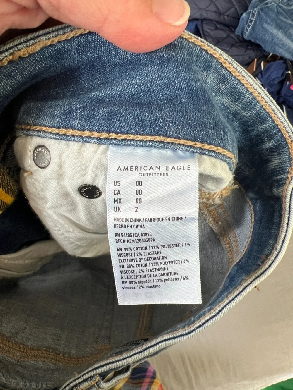 American Eagle Outfitters light blue